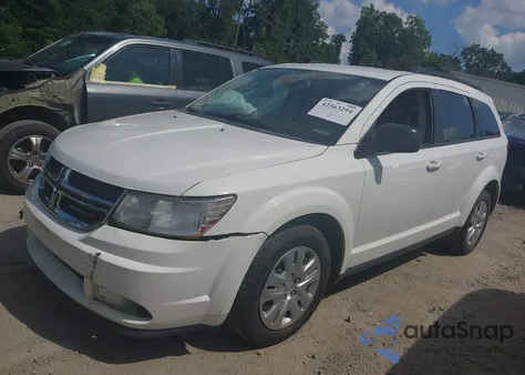 2018 Dodge Journey Se from USA, damaged, VIN 3C4PDCAB4JT381814